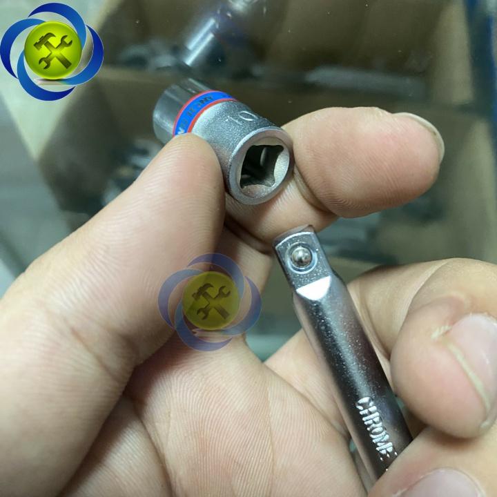 Cán vặn đầu tuýp 1/4 Đài Loan tổng chiều dài 150mm cán nhựa đen