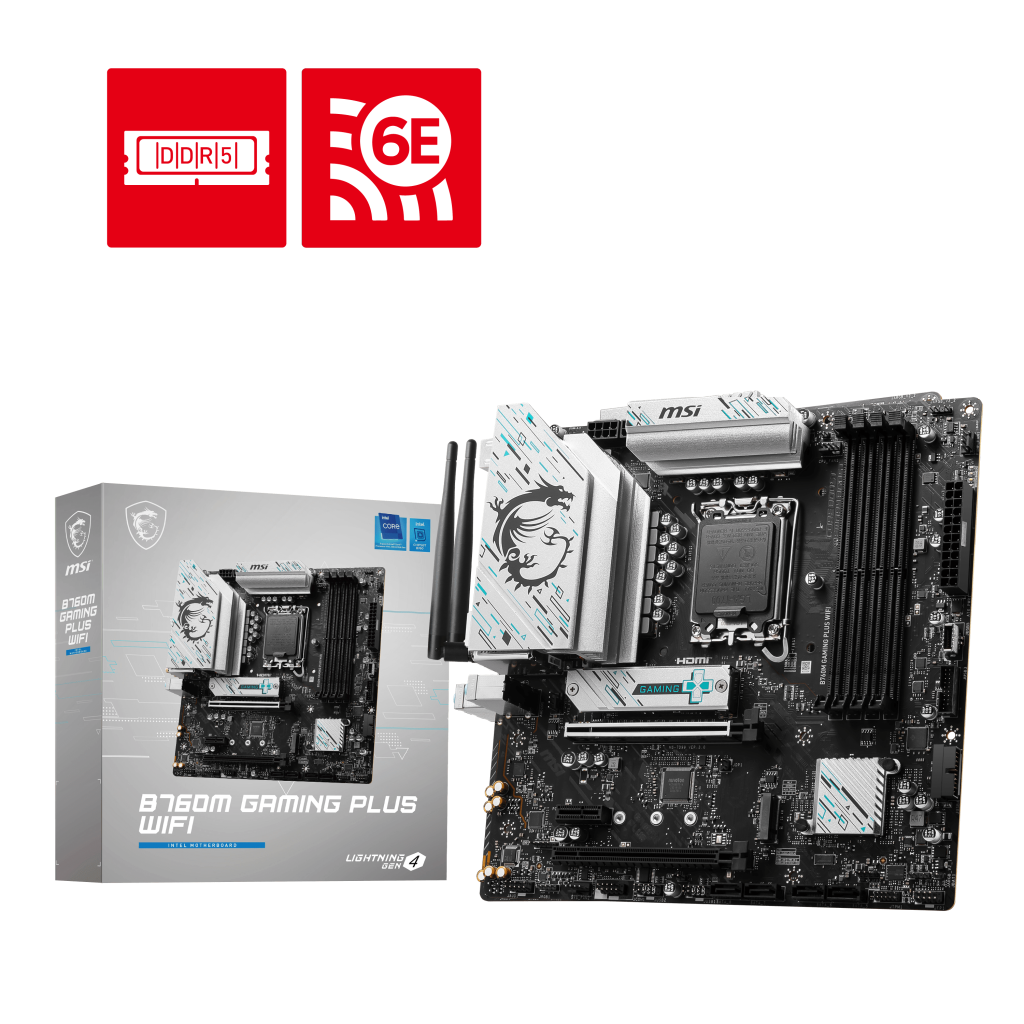 Mainboard MSI B760 PLUS WIFI D5 / B760M GAMING PLUS WIFI D5 - Hàng Chính Hãng