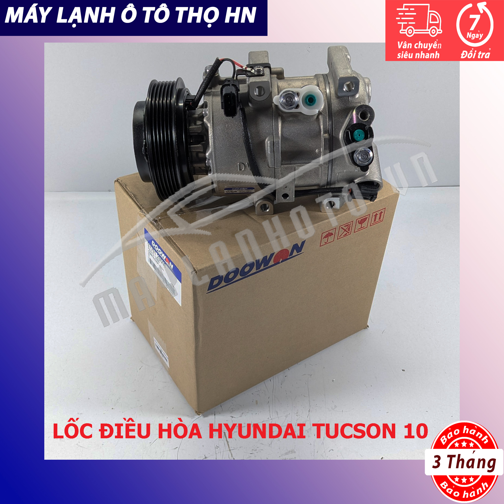 Lốc điều hòa  HYD Tucson IX-Kia Sportage 2008 2009 2010 2011 2012 4 chân Hàn Quốc 08 09 10 11 12 97701-2S500