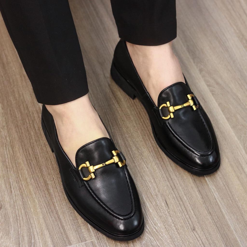 Giày lười nam công sở phong cách Hàn Quốc Xoăn Shop G062