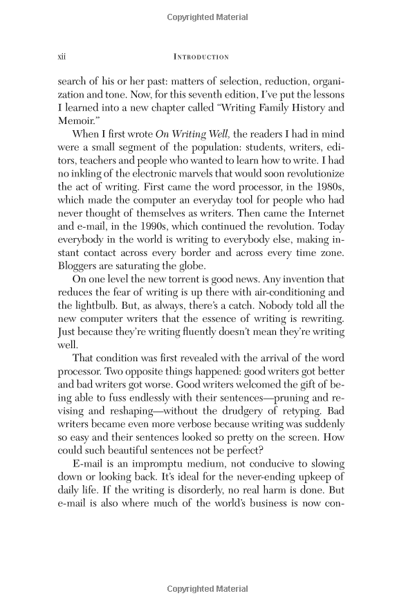 On Writing Well, 30th Anniversary Edition: The Classic Guide to Writing Nonfiction