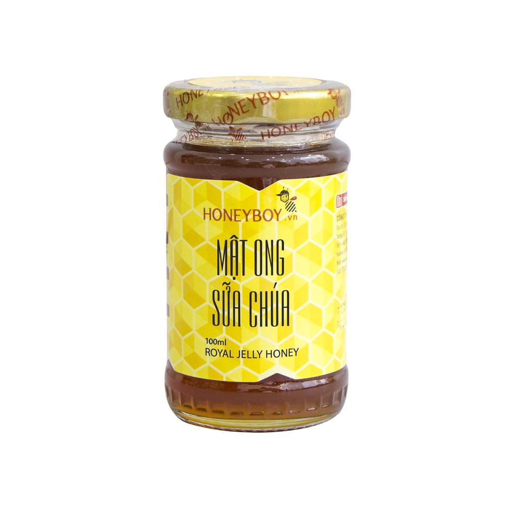 Combo Mật ong thô Honeyboy 1 lít và Mật ong sữa chúa 100ml