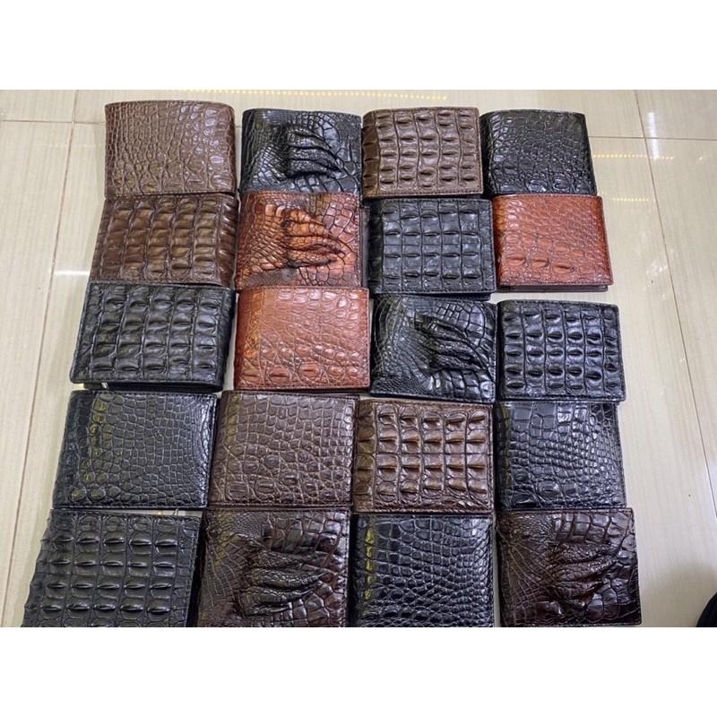Combo ( Ví ngang gai lưng - Dây nịt ) da cá sấu thật rẻ đẹp. Phát hiện ko xịn BinBonShop đền gấp 10 :)