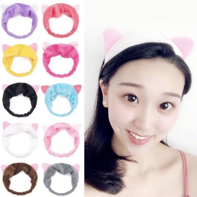 Băng Đô Bờm TurBan Rửa Mặt Xinh Xắn Nhiều Màu