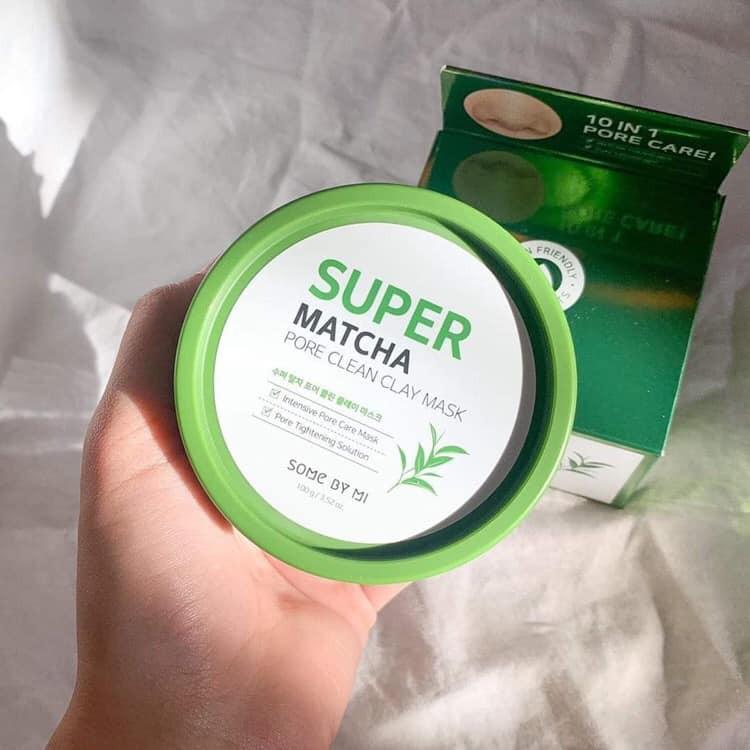 Mặt Nạ Đất Sét Some By Mi Super Matcha Pore Clean Clay Mask 100g