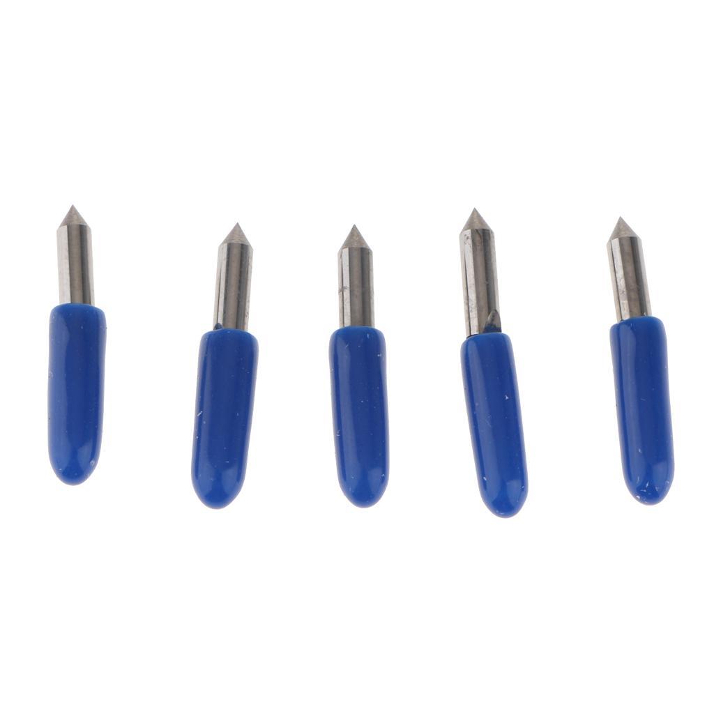 5 PCS LOLINE Lettering/Computer Lettering Blades Tungsten Steel Cutter