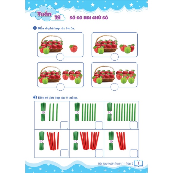Sách - Bài tập tuần Toán 1 - Tập 2