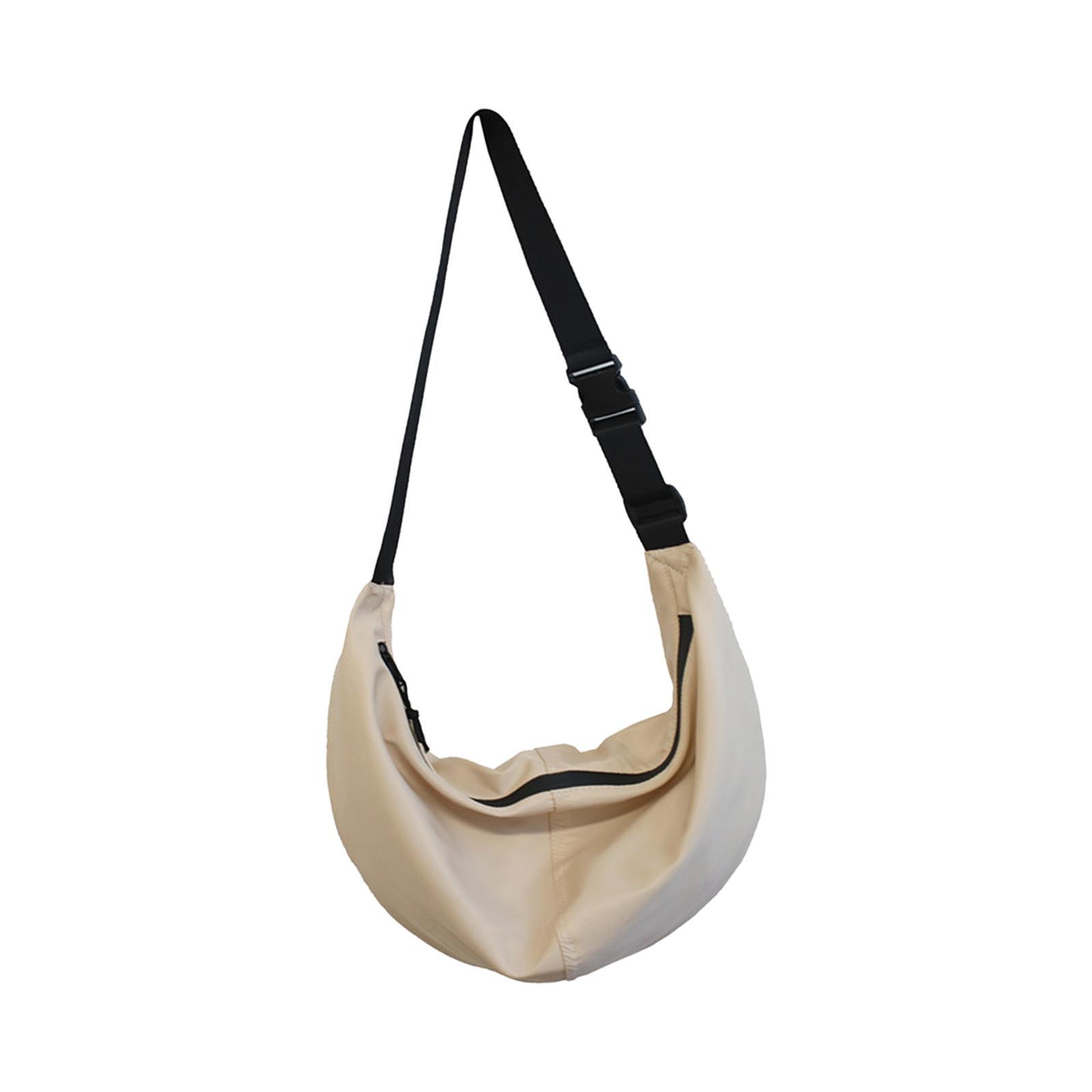 Shoulder Bag Handbag Adult Unisex Casual Shoulder Daypack Pouch Large Capacity Crossbody Bag Dumpling Bag for Outdoor Vacation Walking Beach