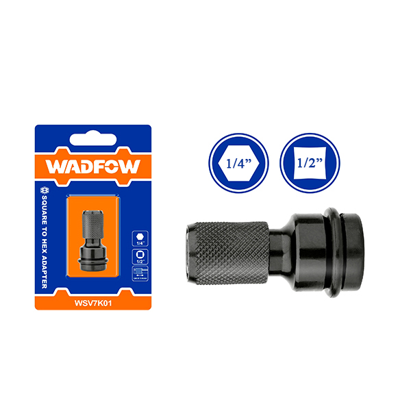 Đầu chuyển bu lông qua vặn vít Wadfow WSV7K01 (1/2' - 1/4') Chính hãng -  Giá rẻ | Đầu Chuyển Bu Lông