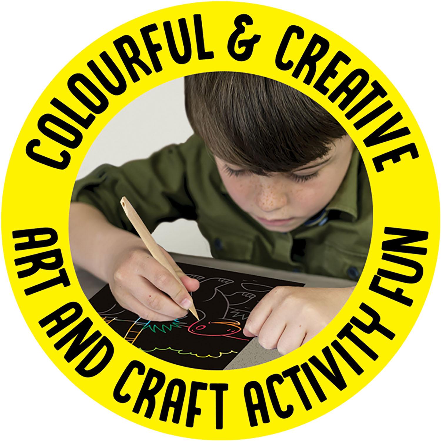 Scratch Art Dinosaurs (Activity Station Book + Kit)