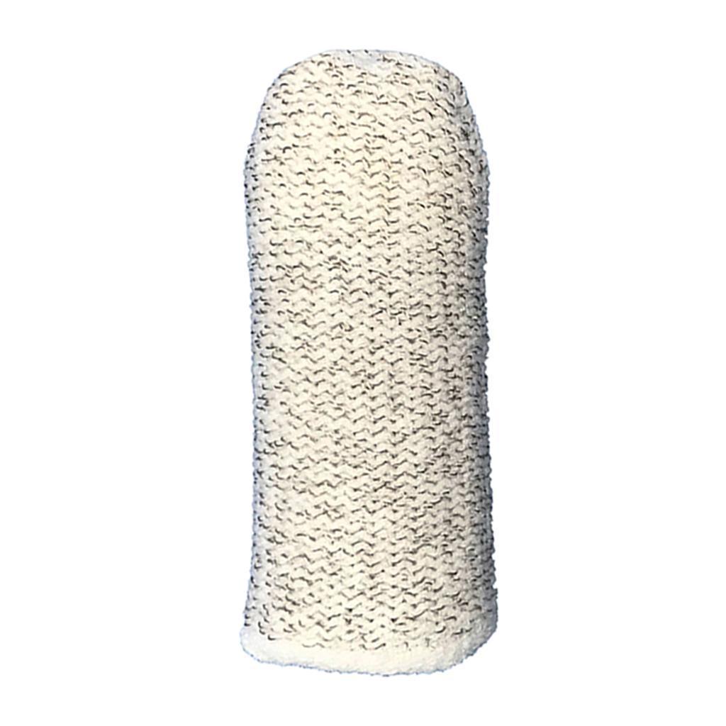 Portable Finger Sleeve Sweat Proof Gaming Finger Gloves  White