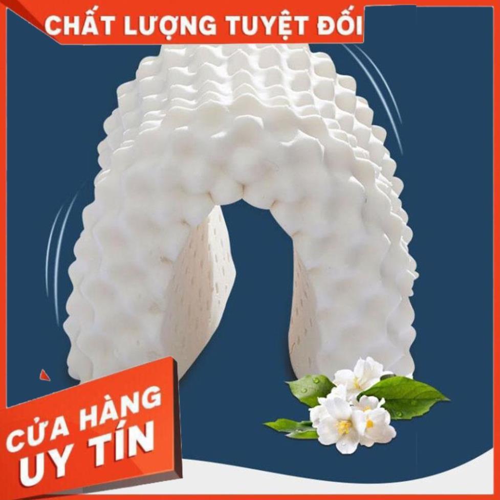 Gối cao su non dùng cho người lớn, Gối cao su non mặt xù cao cấp Kiosi cho giấc ngủ sâu, ngủ ngon mỗi ngày