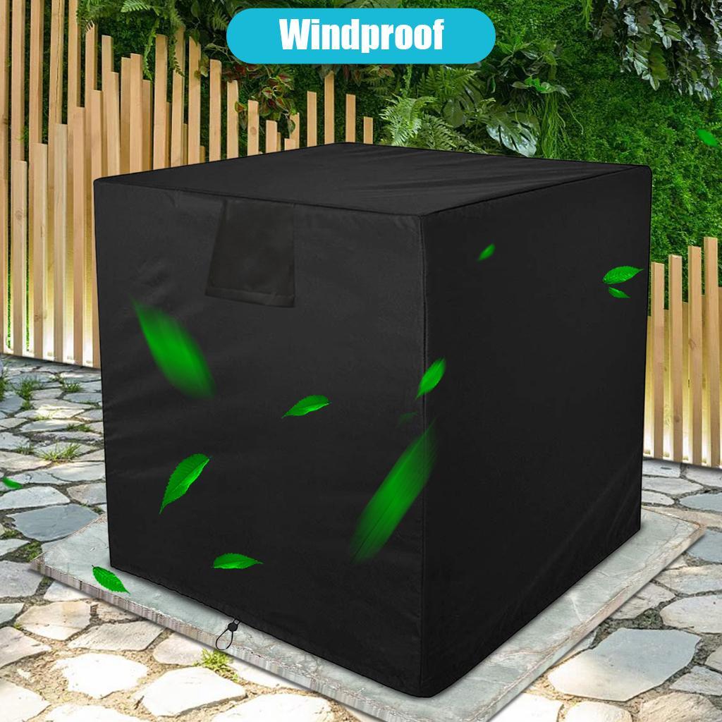 2 x Window Air Conditioner Covers Heavy Duty for Outdoor Protection
