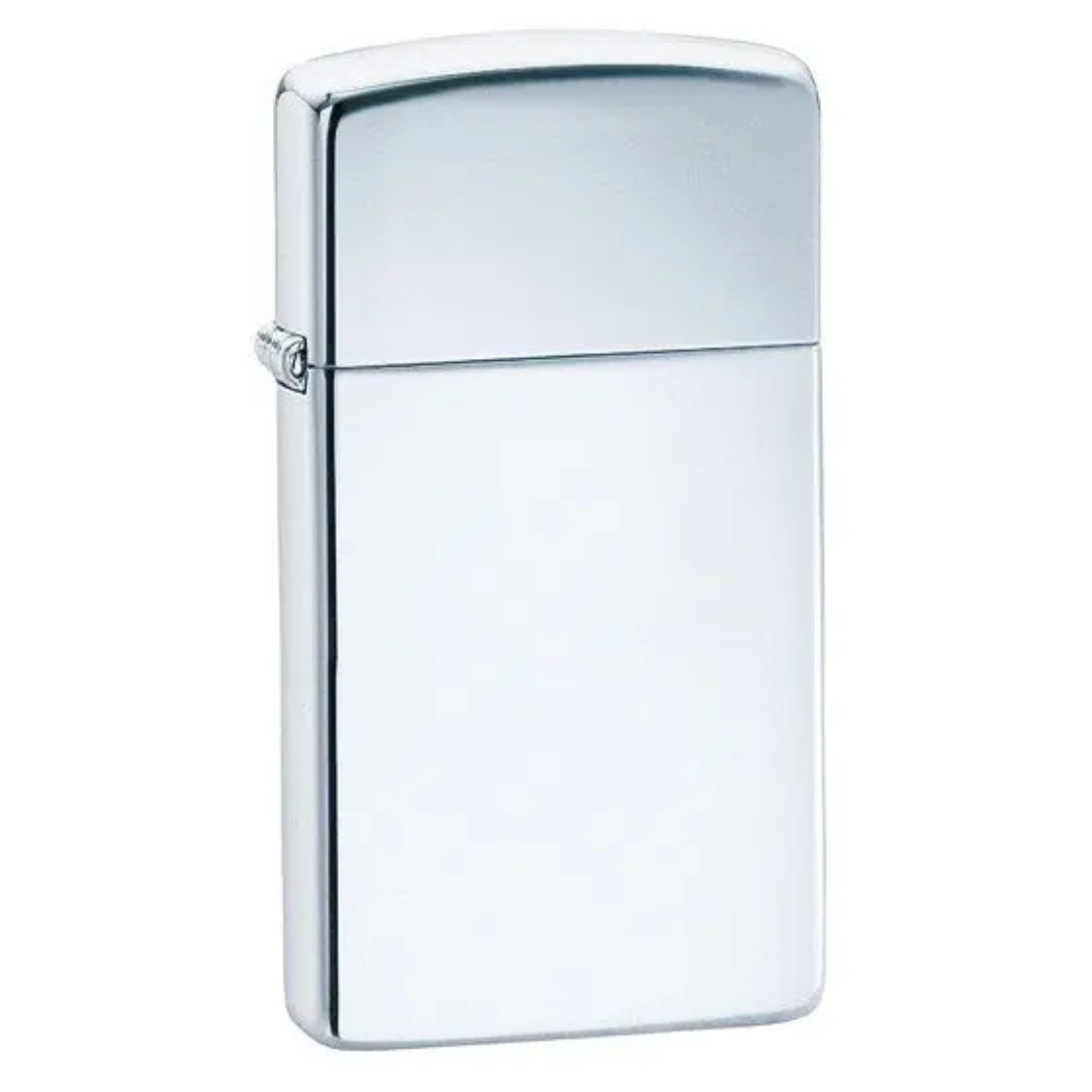 Bật Lửa Zippo Slim Armor High Polish Chrome Chính Hãng Mỹ - Zippo Vỏ Dày Dáng Nhỏ Gọn Bóng Bạc Cao Cấp