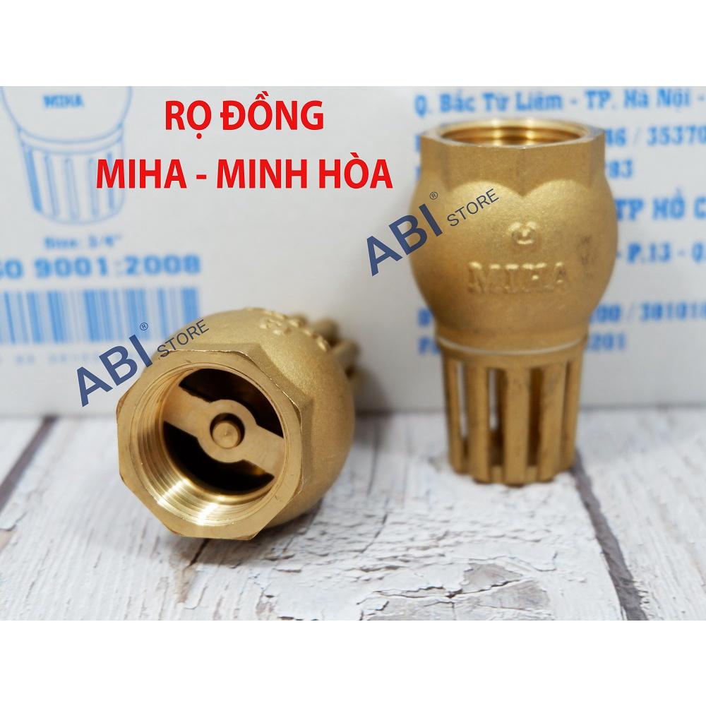 Rọ đồng Miha dn15, dn20 Minh Hòa Việt Nam, Chõ bơm nước đồng 21, 27 (lúp pê nước)