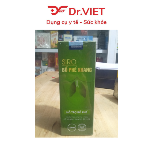 Siro bổ phế khang (100ml) - Hỗ trợ bổ phế, hạn chế ho nhiều, giảm tăng tiết đờm dãi,cải thiện đau rát họng do ho kéo dài hiệu quả dùng cho người ho khan, ho do viêm họng, viêm phế quản, viêm xoang, viêm amidam, thay đổi thời tiết