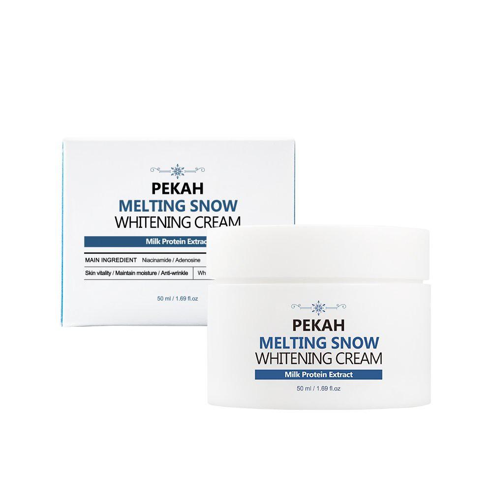 Kem Dưỡng Trắng Nâng Tone Pekah Melting Snow Whitening Cream 50ml