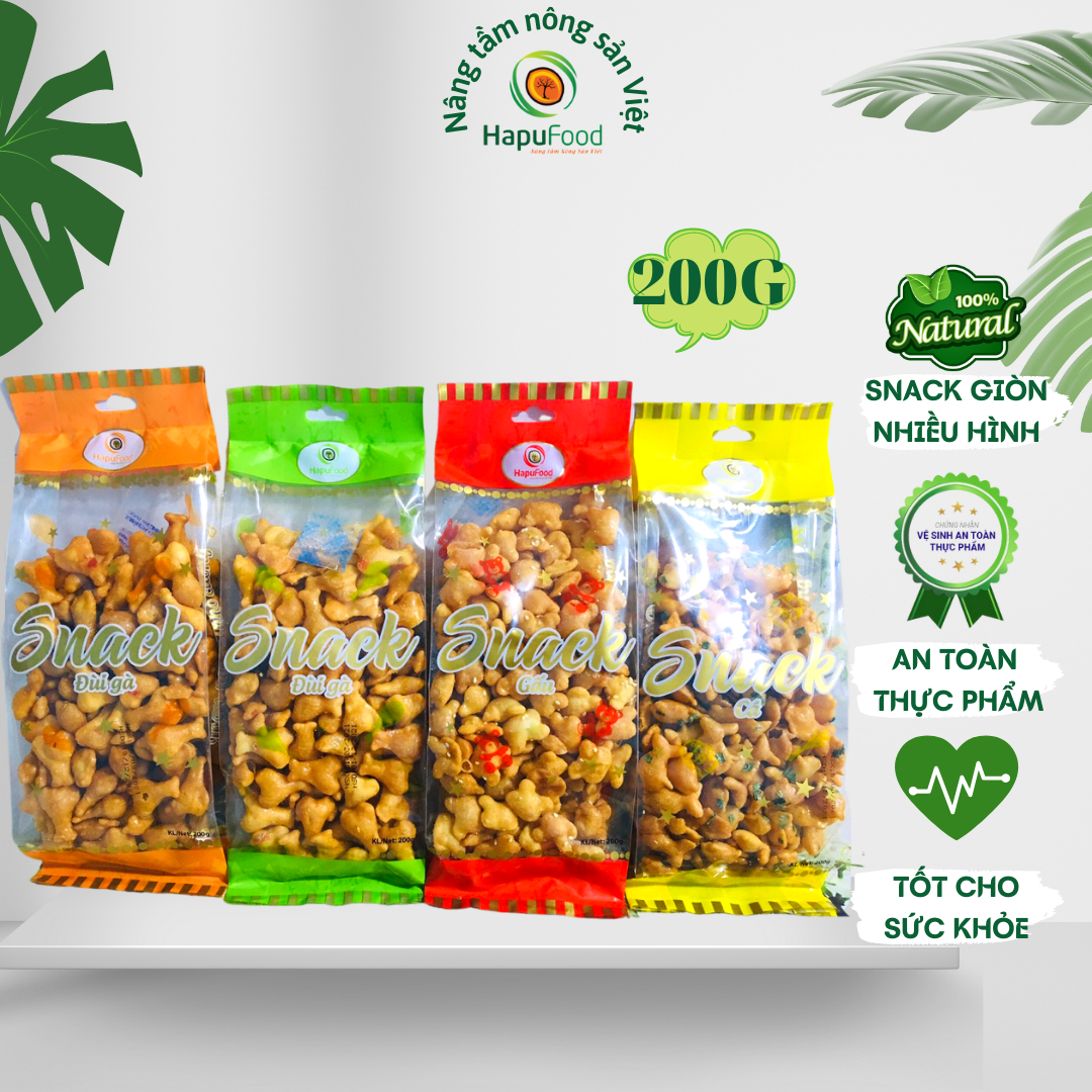 Món Ăn Vạt Truyền Thống Snack Que Đậu Hà Lan Gói 200g - Hương Vị Cay, Giòn Tan