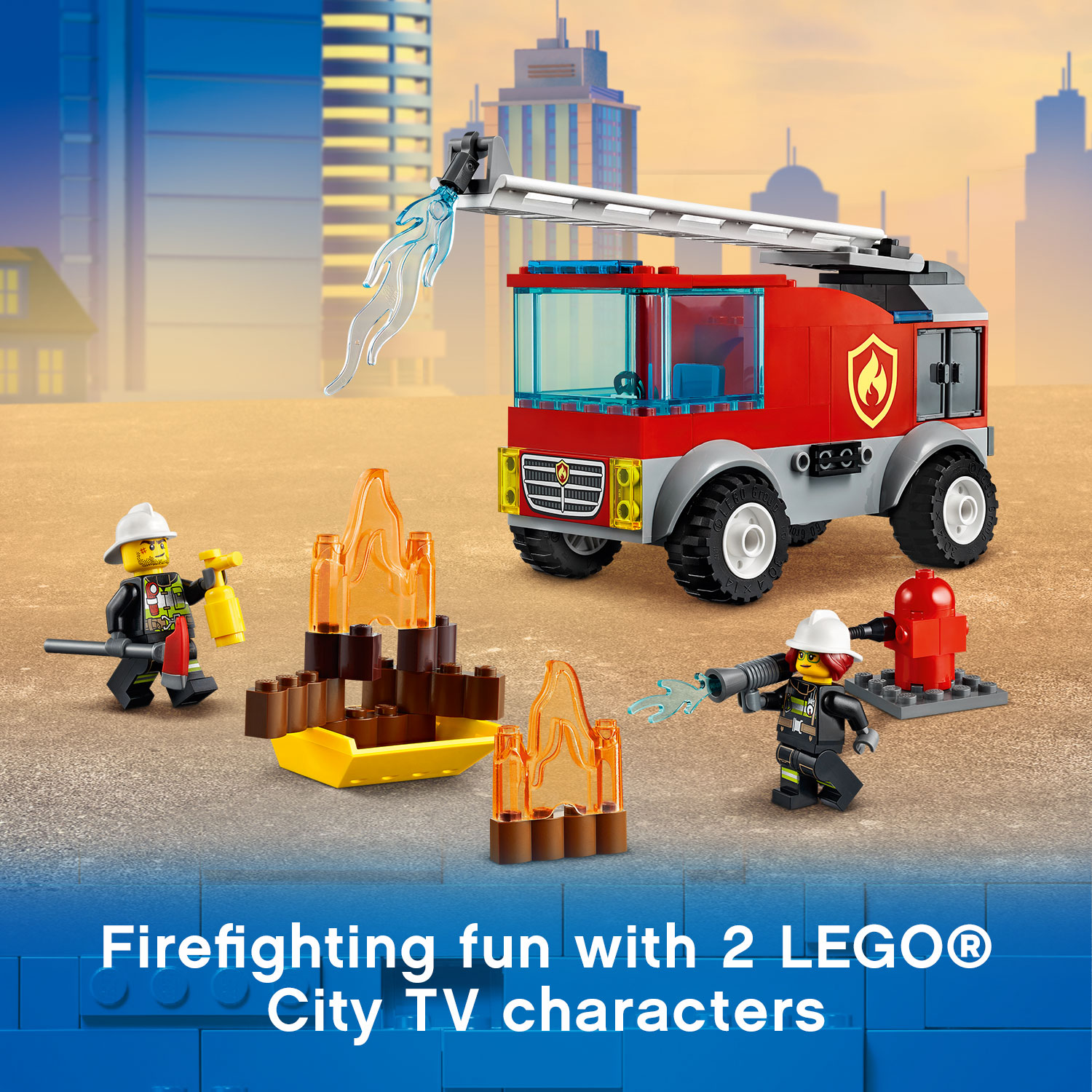 Đồ chơi LEGO City Xe Thang Chữa Cháy 60280