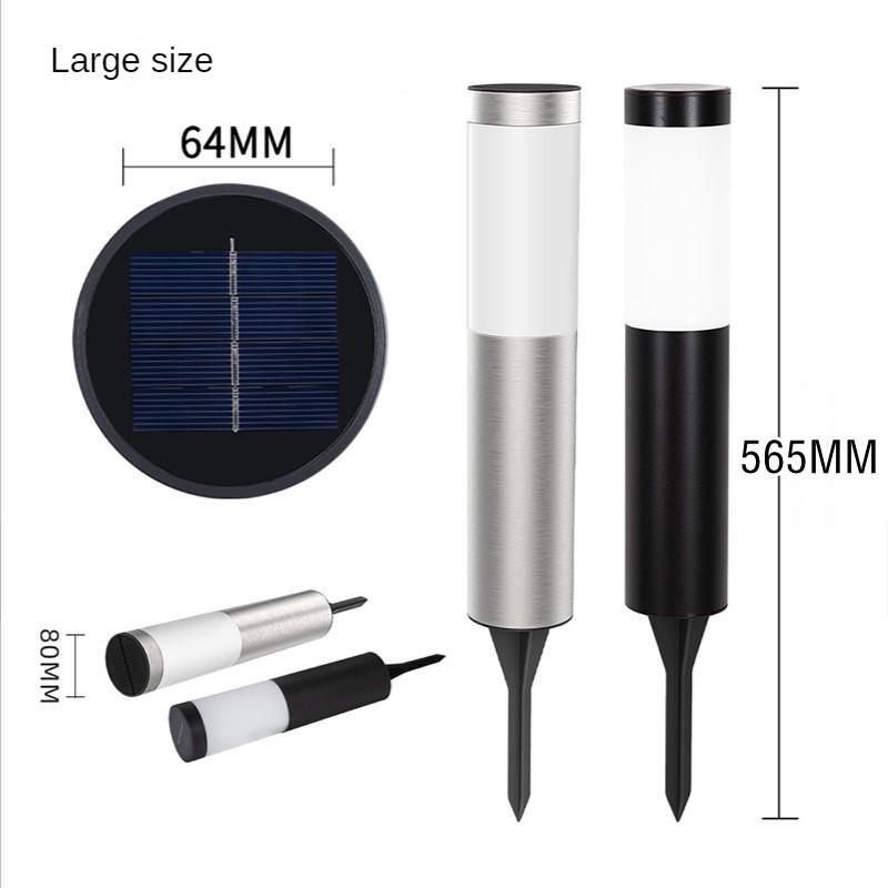 Đèn LED Hình Trụ Chống Thấm Nước Sử Dụng Năng Lượng Mặt Trời Trang Trí Sân Vườn