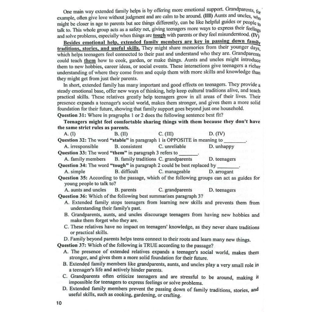 Giải Chi Tiết Bộ Đề Luyện Thi Thử Tốt Nghiệp THPT Môn Tiếng Anh - Theo Cấu Trúc Đề Thi Mới 2025 - HA