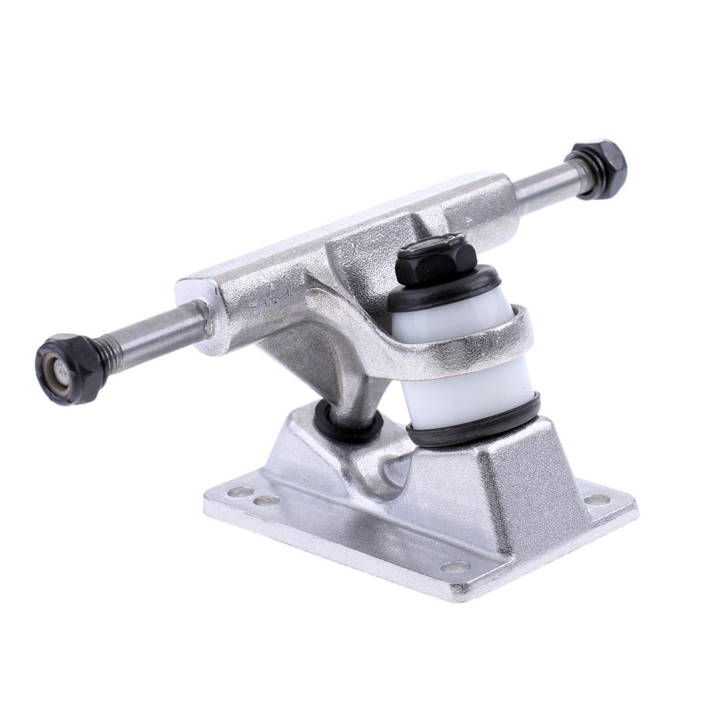 2xAluminum Alloy 3.25"/83mm Skateboard Truck Longboard Truck Outdoors Silver