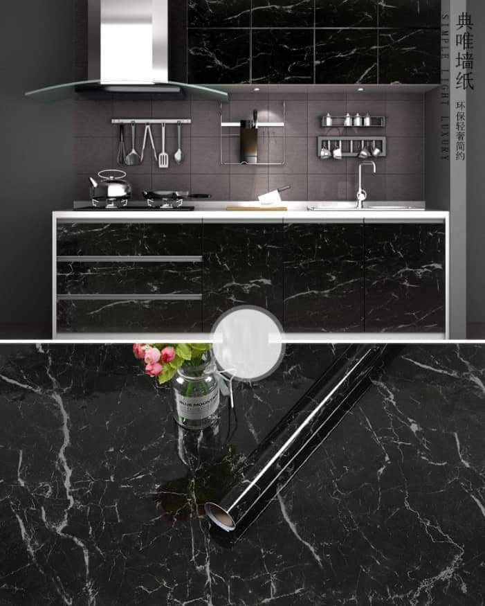 Decal Dán Bếp Sẵn Keo Khổ 60cm x 200cm Chống Thấm Dầu, Thấm Nước Cách Nhiệt, Nhiều Hoa Văn Mẫu Xinh Xắn - Giao Màu, Mẫu Ngẫu Nhiên
