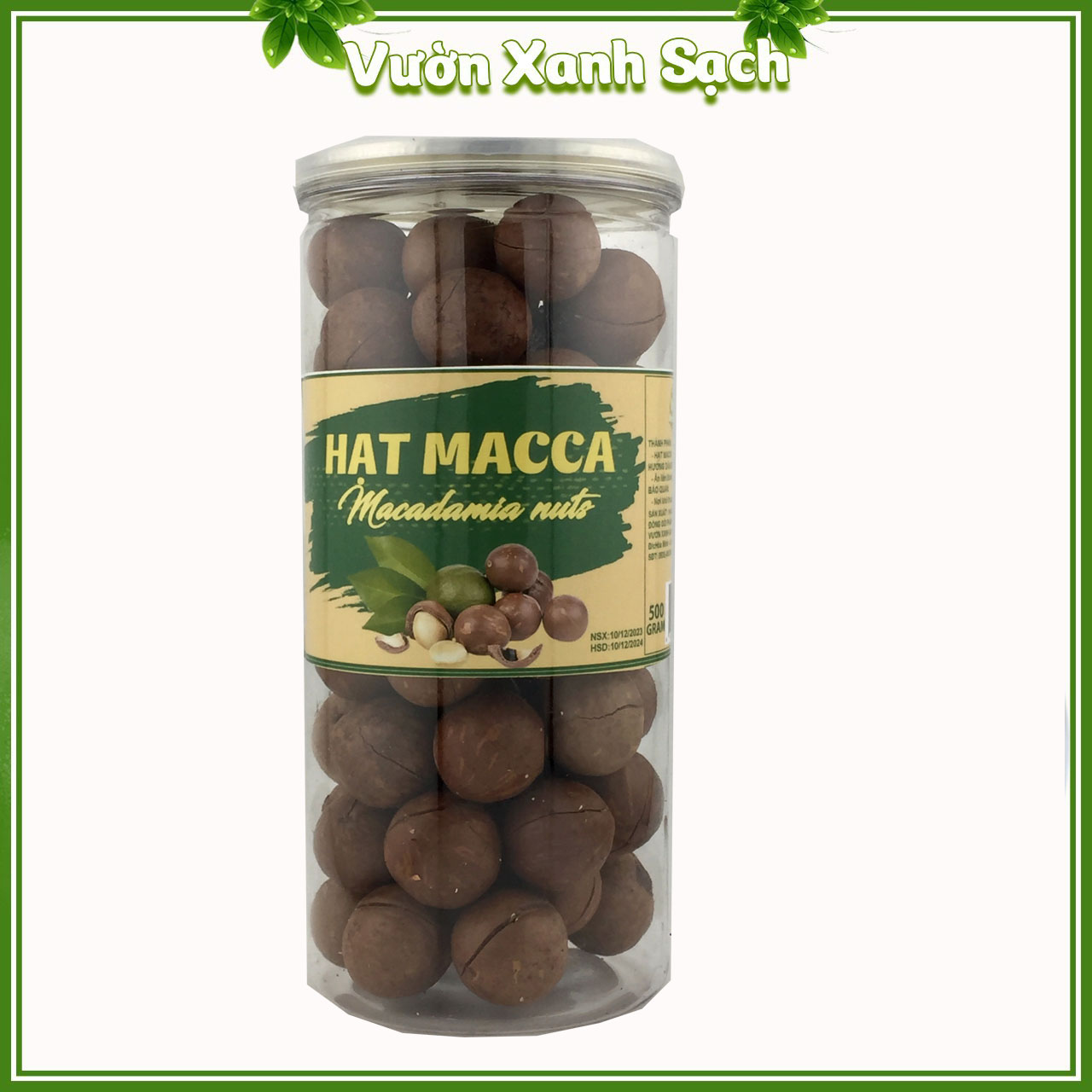 Hạt Macca nứt vỏ Đăk Lăk sấy lạnh giàu dinh dưỡng không hôi dầu từ Nông sản vườn xanh sạch