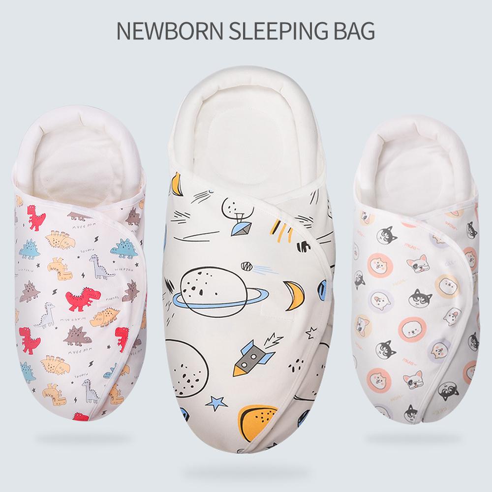 Túi Ngủ Cho Bé Sơ Sinh Sơ Sinh Đầm Bọc Bao Da Mùa Đông Ấm Chăn Sleepsack 100% Cotton Xe Đẩy Cho Bé Bọc 0-12M