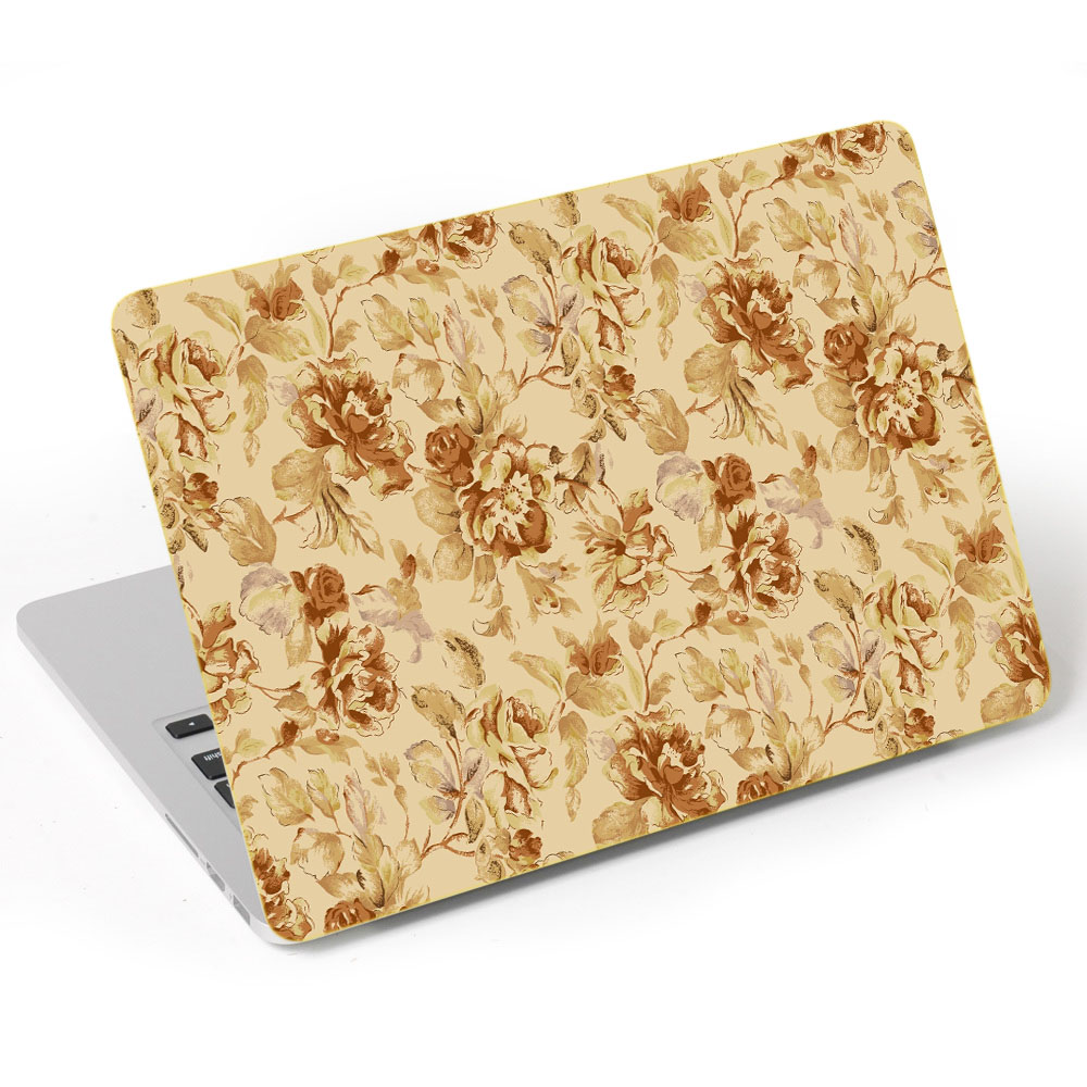 Miếng Dán Trang Trí Mặt Ngoài + Lót Tay Laptop Hoa Văn LTHV - 395