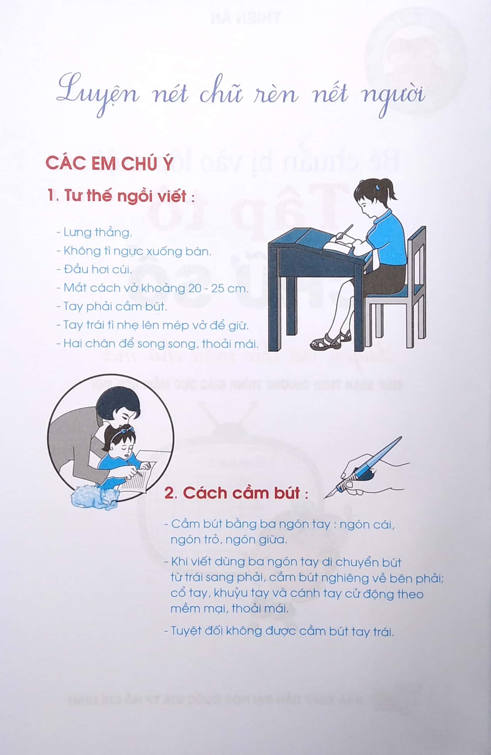 Bé Chuẩn Bị Vào Lớp 1 - Tập Tô Chữ Số