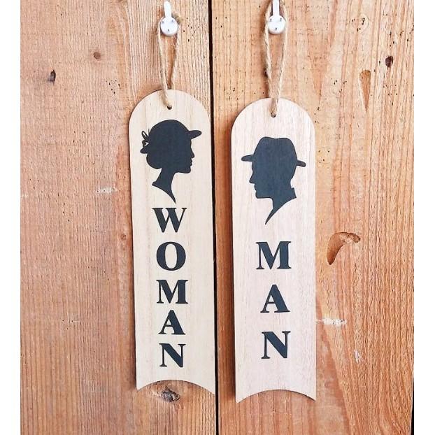BẢNG WC NAM NỮ DÀI
