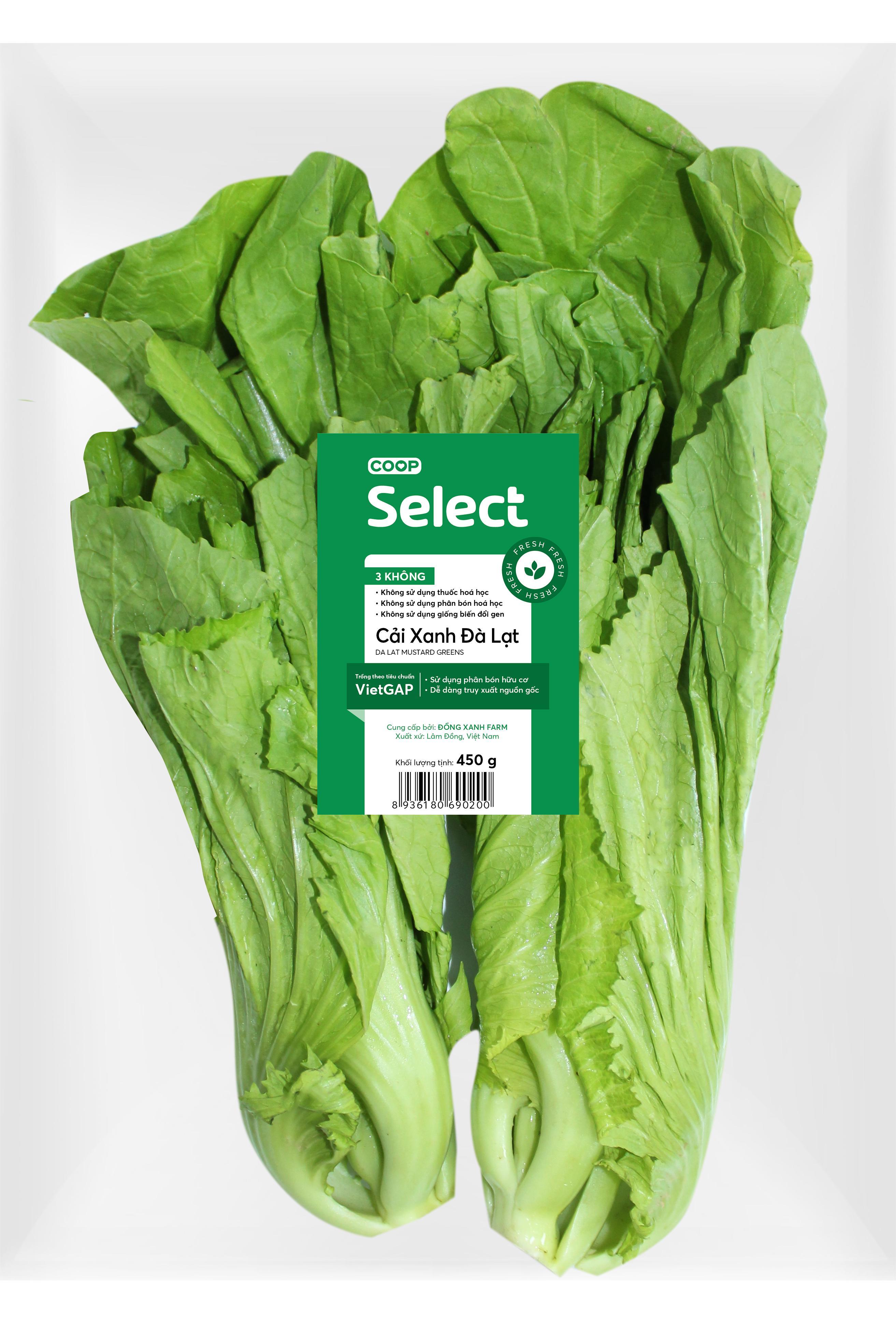 Cải xanh Đà Lạt Co.op Select 450g - 3422627