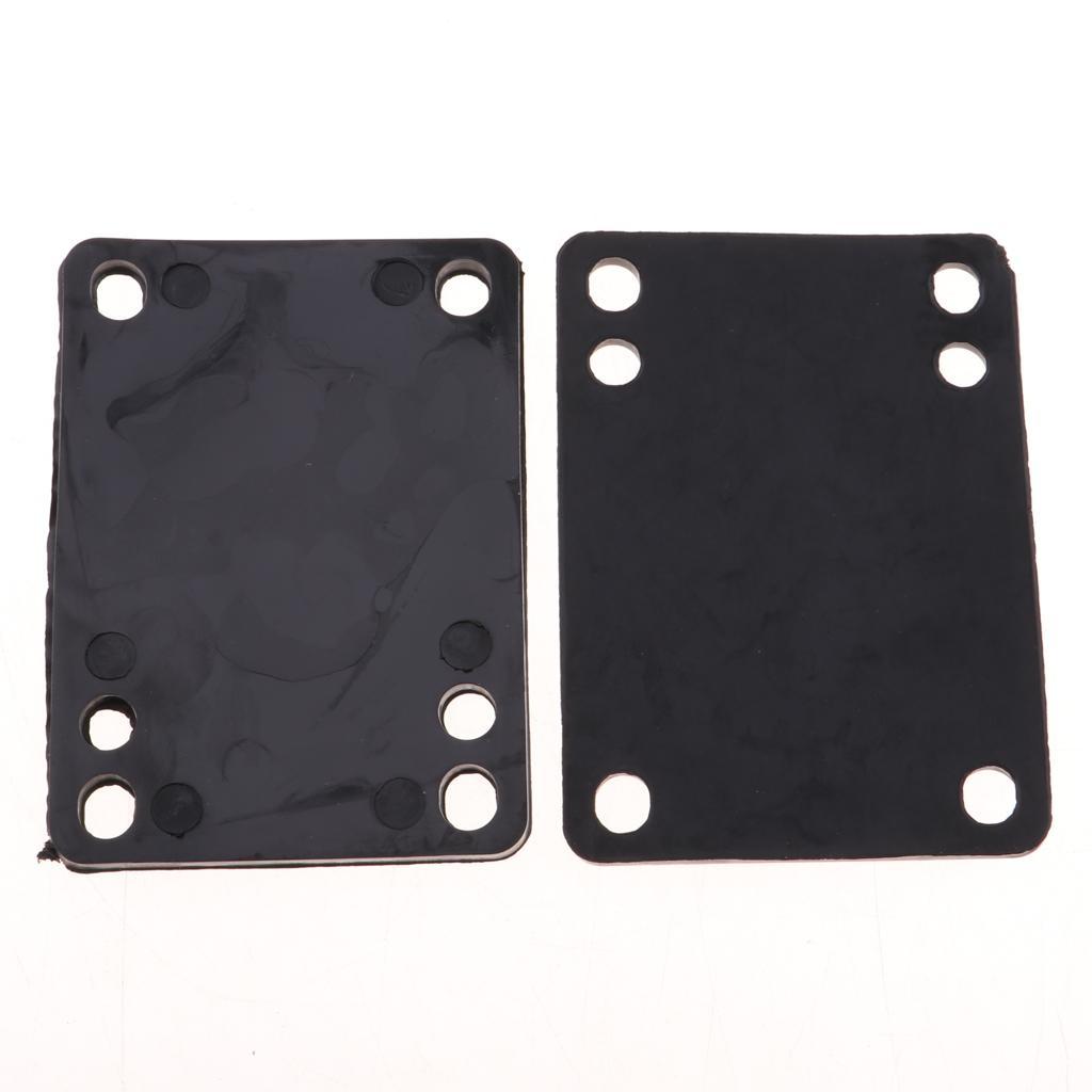 2x 4PCS/Set Skateboard Riser Pads, Good Replacement for Longboard Skateboarding