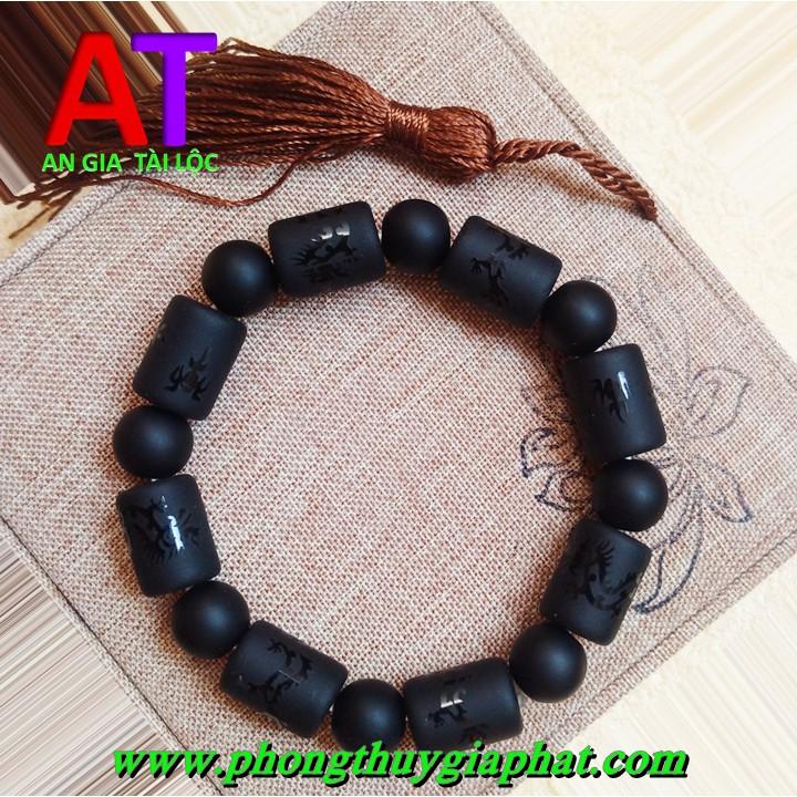 Vòng đeo tay đá núi lửa đốt trúc