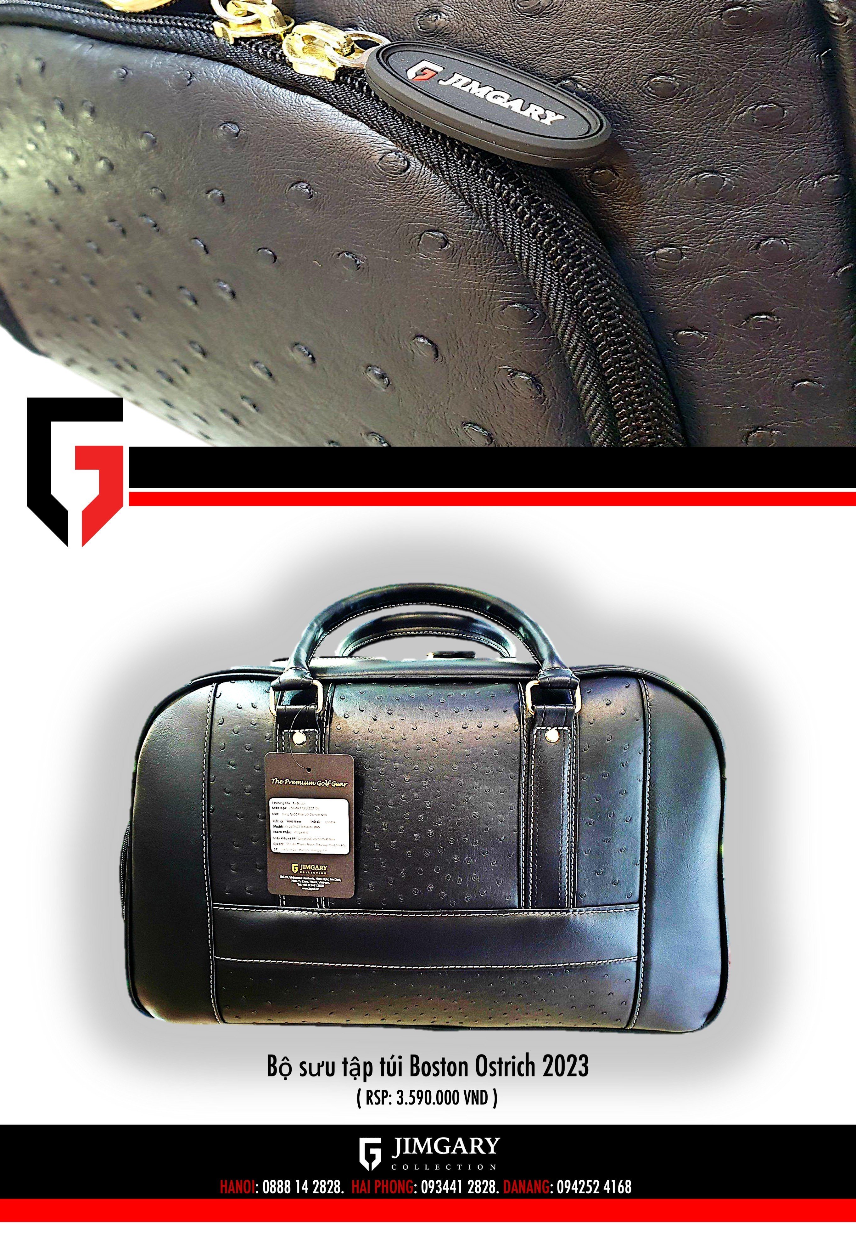 TÚI ĐỰNG QUẦN ÁO CHƠI GOLF - JIMGARY OSTRICT BOSTON BAG