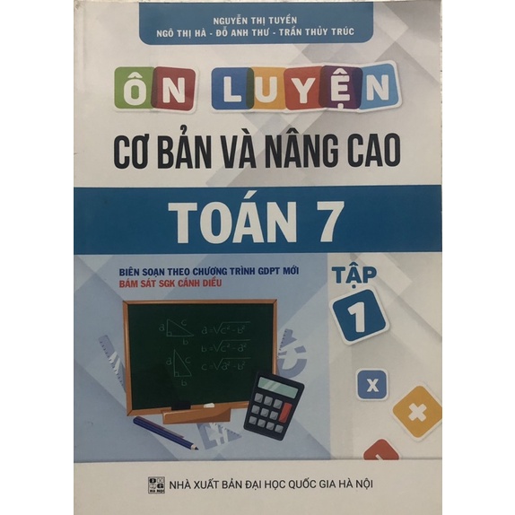 Sách - Ôn luyện cơ bản và nâng cao Toán 7 (Tập 1 + Tập 2) Cánh Diều