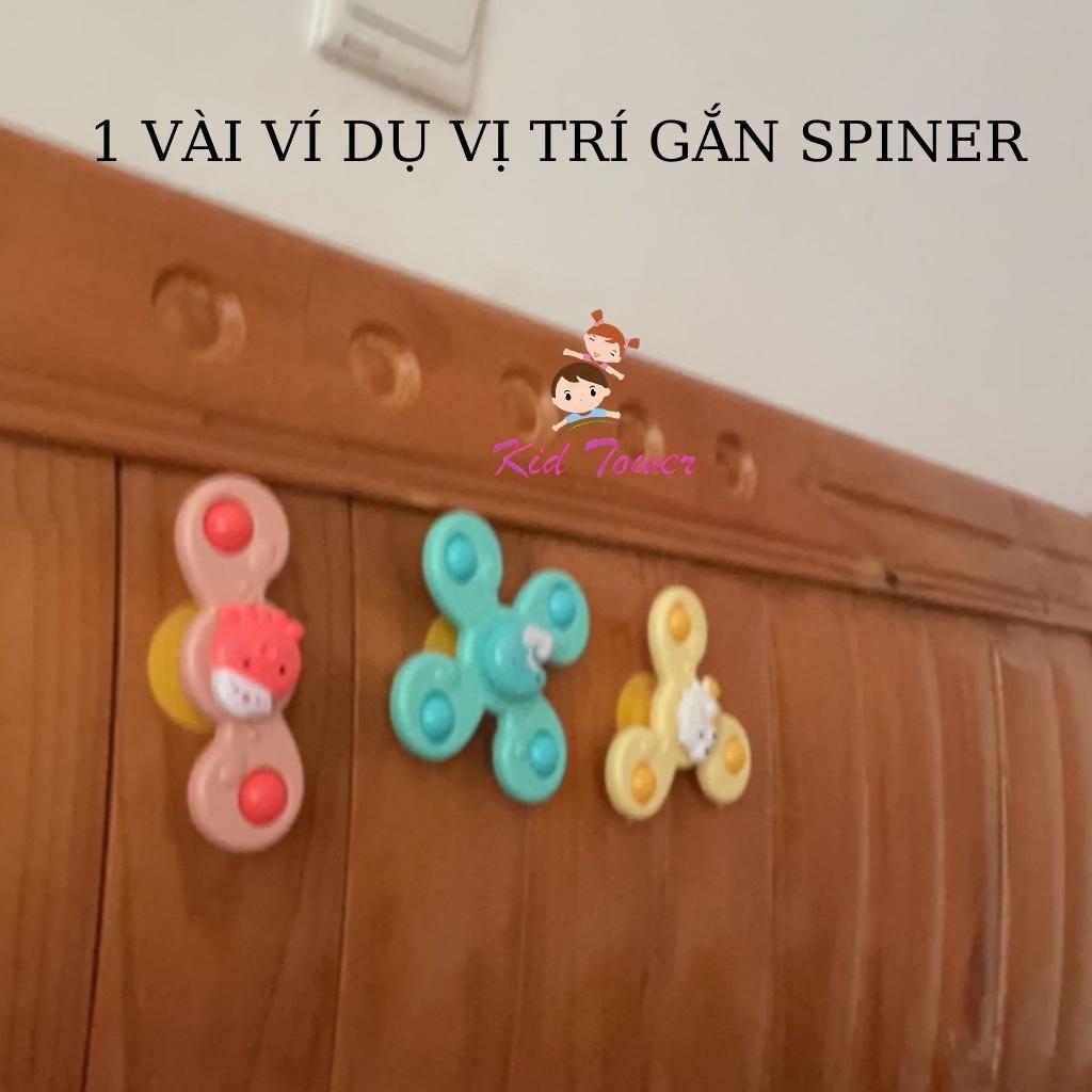 Con quay spinner cho bé 3 cánh 2 cánh 4 cánh cao cấp dán tường chống nước