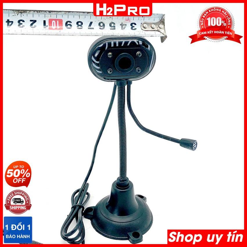 Webcam Chân Cao Có Mic H2Pro chất lượng cao, Webcam giá rẻ cho học sinh, sinh viên