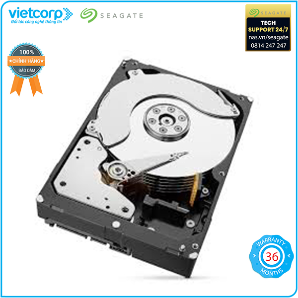 Ổ cứng NAS Seagate Ironwolf 8TB 3.5 Sata 3 ST8000VN004 - Hàng Nhập Khẩu