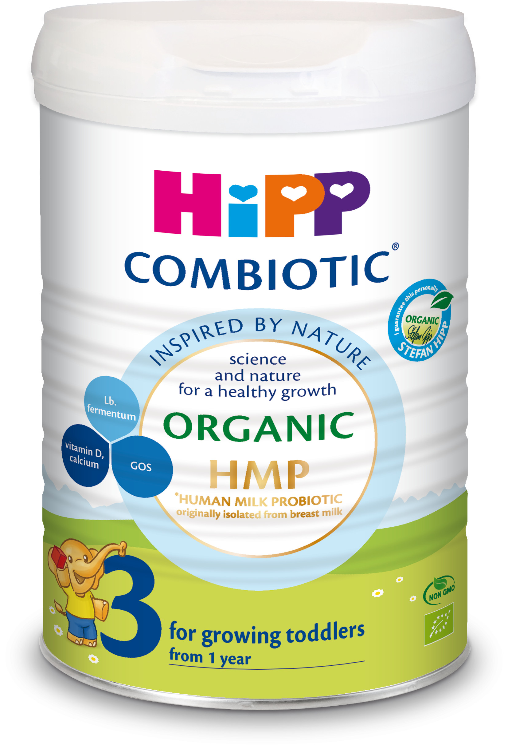 Sữa bột Hipp số 3 Organic Combiotic HMP 800gr Mẫu Mới tách tem tặng thìa ăn dặm Silicone Farlin