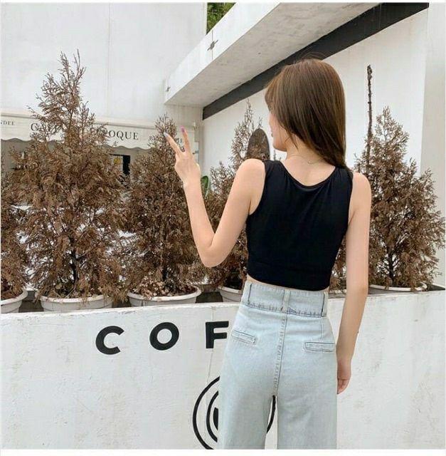 Áo bra kèm mút đệm ngực, bra croptop