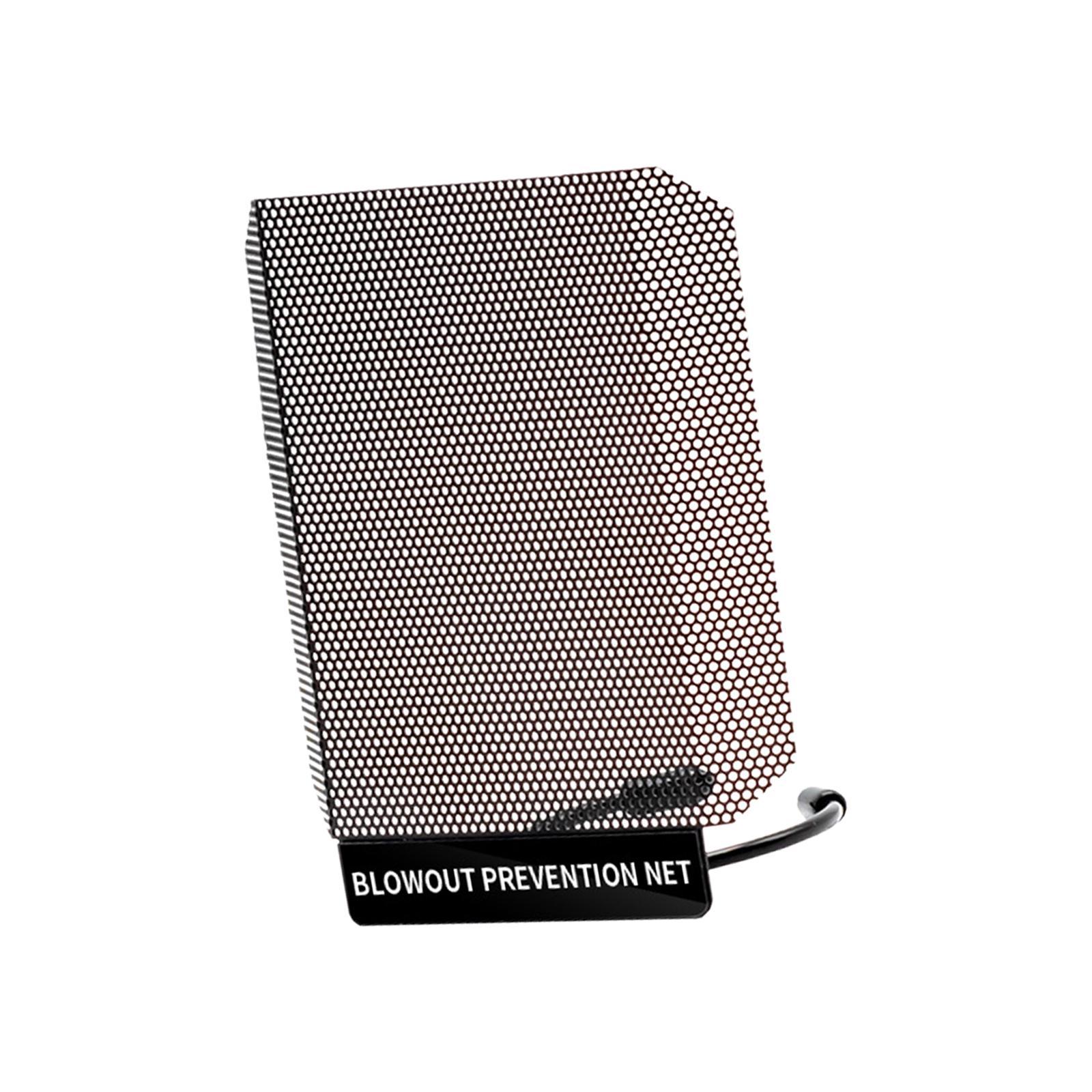 Blowout Preventer Net Microphone Windscreen Cover Lightweight Metal Mesh Stable Structure Microphone Filter for Studio Lives Broadcasting