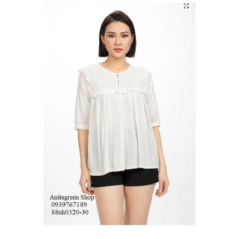 88nh0320-ÁO KIỂU TAY LỠ VIỀN BÈO s-6xl
