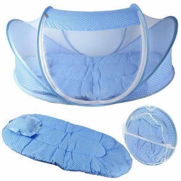 Màn chống muỗi và côn trùng kiểu mới thiết kế phát nhạc ru ngủ cho bé yêu kèm gối và nệm cao cấp - Trọn bộ mùng đệm cho bé ngủ ngon, thích hợp cho trẻ sơ sinh và trẻ nhỏ dưới 4 tuổi