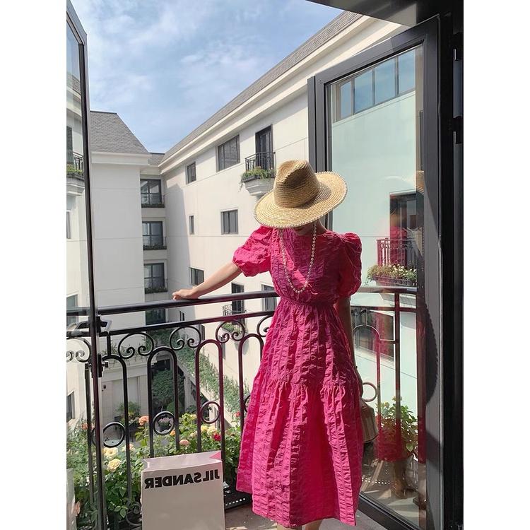Đầm maxi đi biển hở lưng, đầm dạo phố xinh xắn Tara Dress
