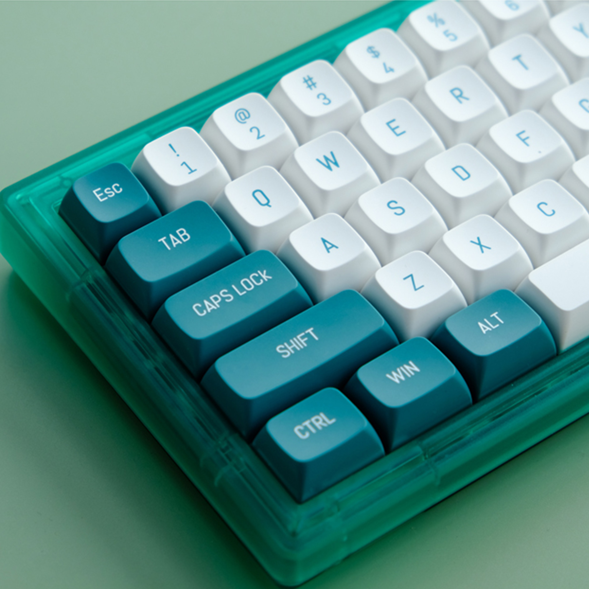 Keycap Cho Bàn Phím Cơ Fade Blue CSA Profile 149 Phím