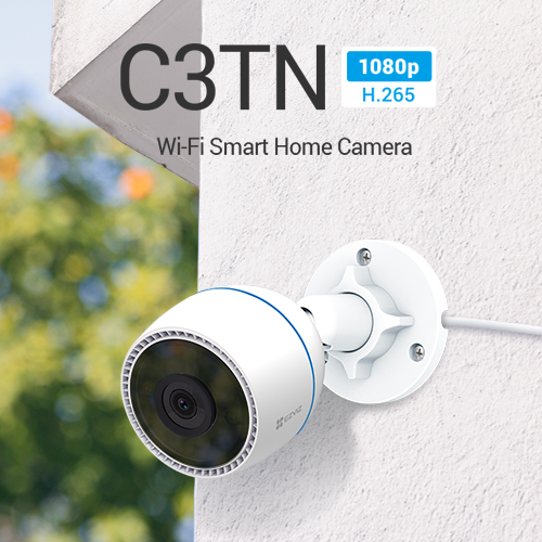 Camera WI-FI EZVIZ C3TN 2MP, Ngoài Trời, Không/Có Màu Ban Đêm, IP67 Chống Nước--Hàng Chính Hãng