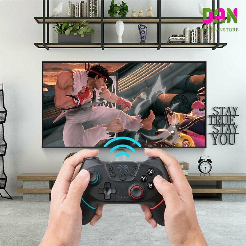 Tay Cầm Chơi Game Bluetooth Không Dây Với 6 Trục Cho Nintendo Switch Pro