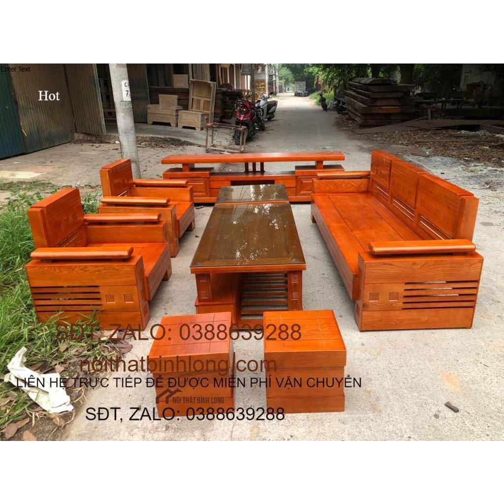 bộ bàn ghế gỗ sồi nga- Đồ Gỗ Bình Long 0388639288